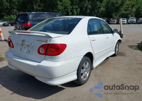2004 Toyota Corolla S из США, поврежденный, VIN 1NXBR32EX4Z341909